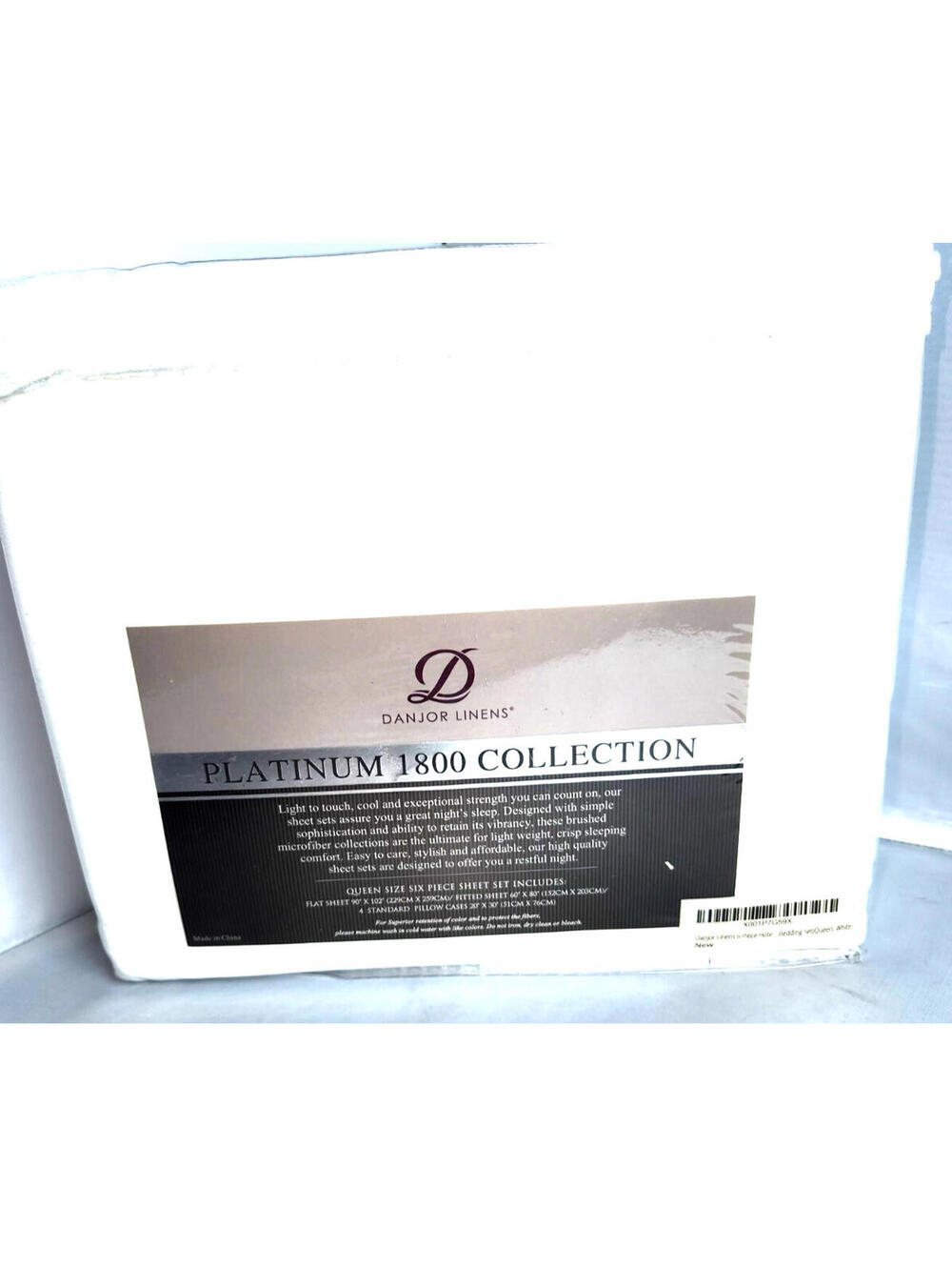Donjor Linens, queen sheet set - White (6 Pieces)